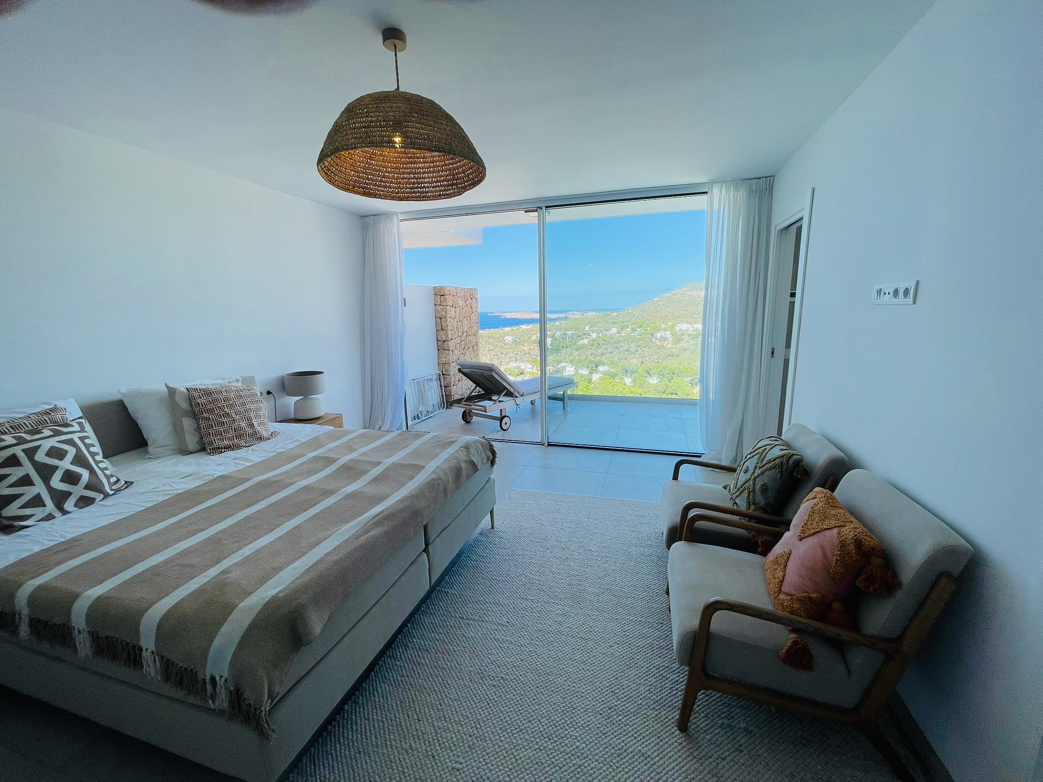 Resa Estates Ibiza for sale koop penthouse Cala Vadella Master Bedroom 3.jpeg